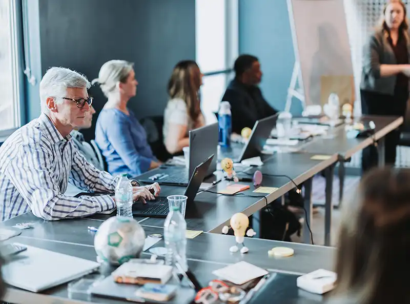 Team at ICON Dental Partners, in a meeting.